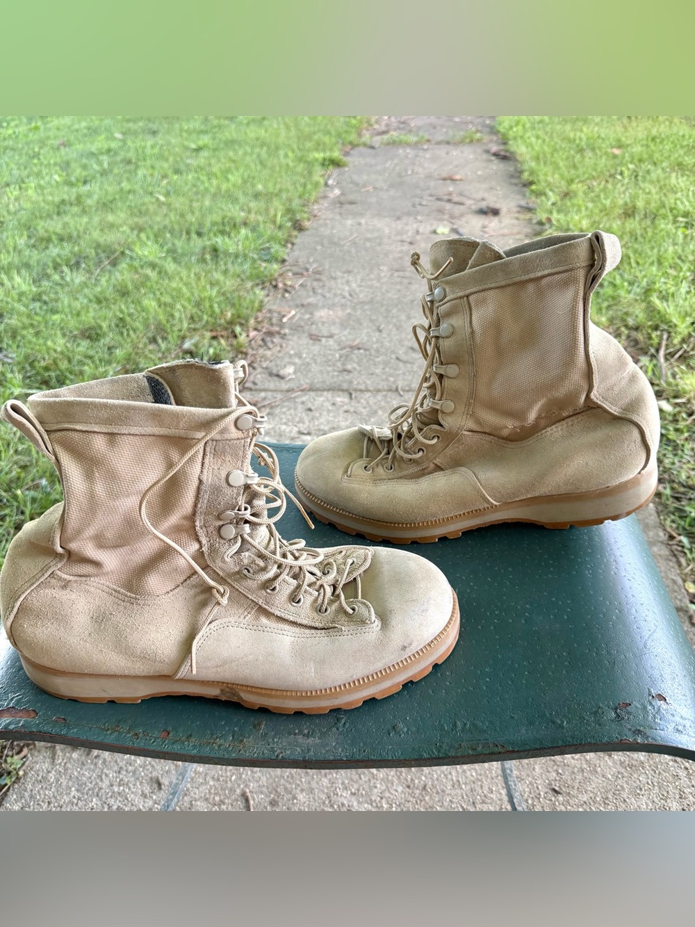 McRae Footwear Hot Weather Military Army Combat Suede Boots Mens Sz 10 W Goretex